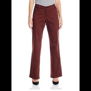 Lee Women's Modern Series Curvy Fit Maxwell Trouser - Size 14 - Allspice